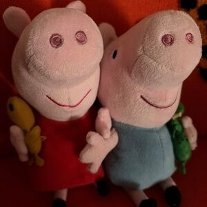 George and Peppa pig by TY